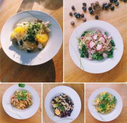 Beispielhaftes Essen auf der Detox Week